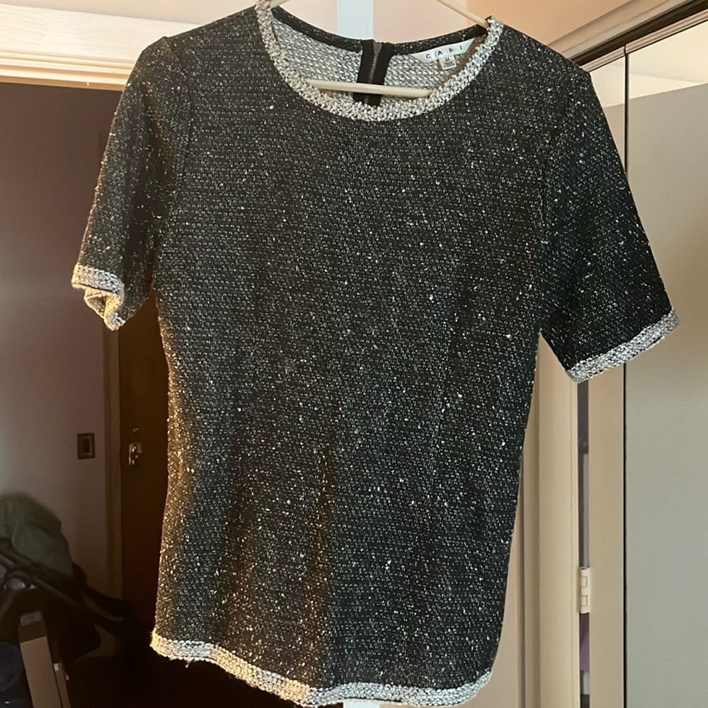 Cabi short sleeve tailored top